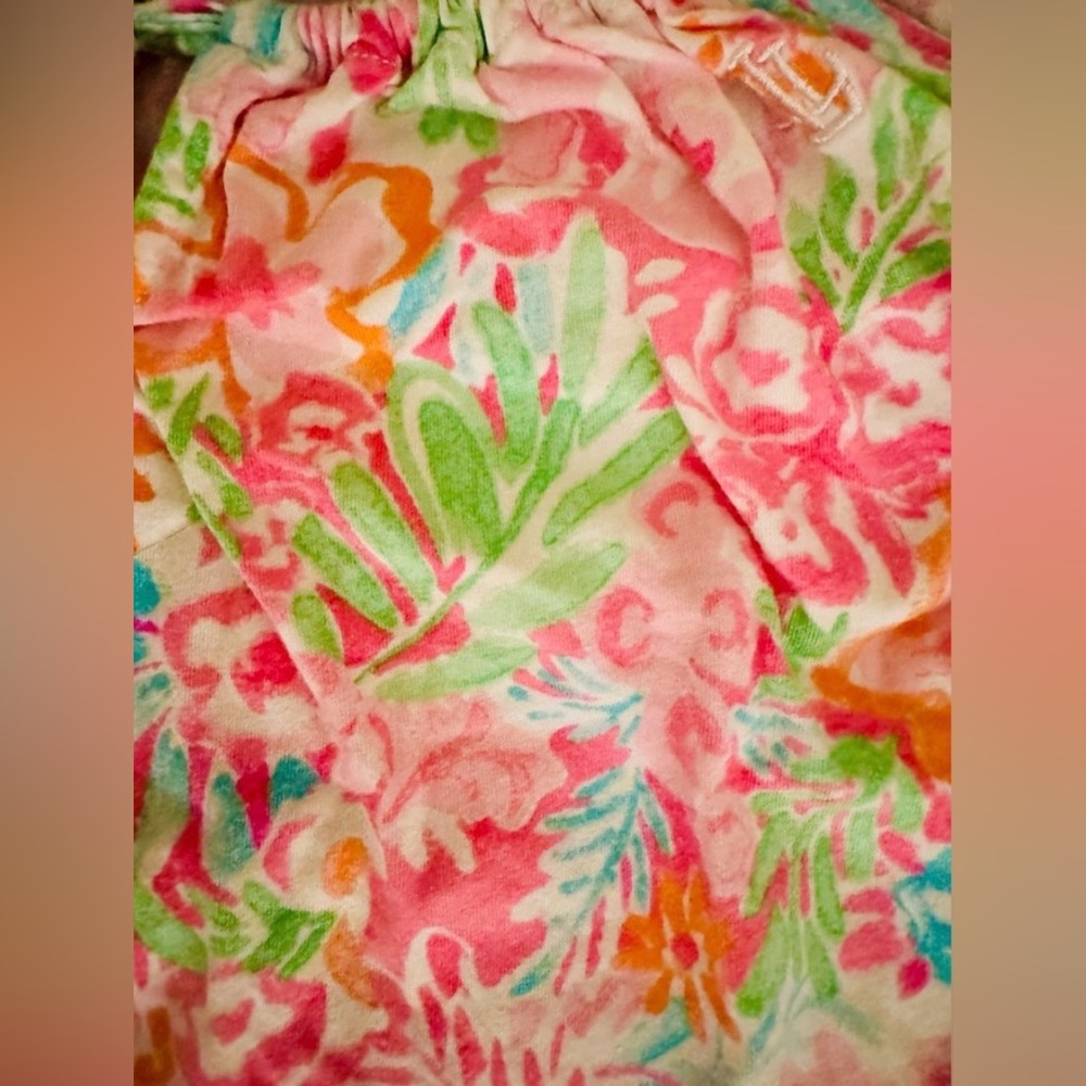 Ralph Lauren size M pink floral ruffled chemise nightgown preppy fairy cottage - Picture 4 of 11